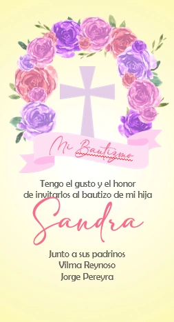 Bautizmo floral