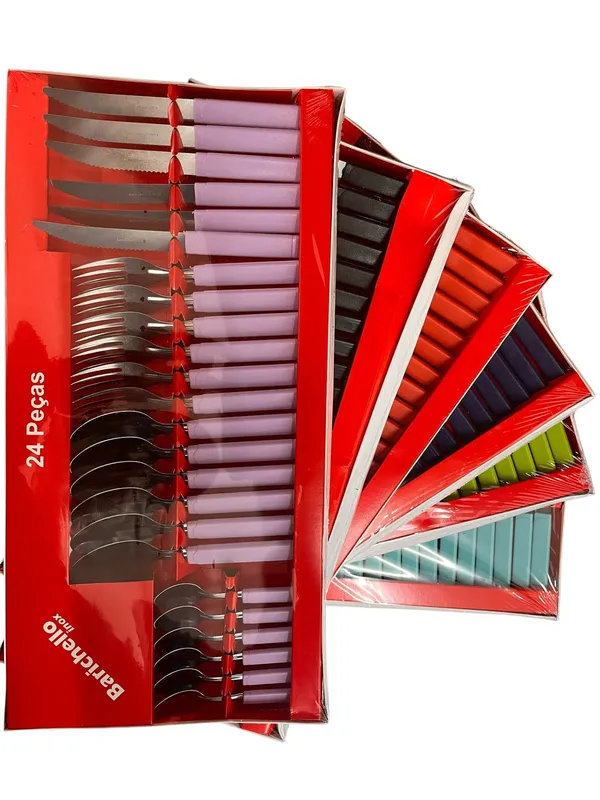 CAJA DE CUBIERTOS 24PCS BARICHELLO