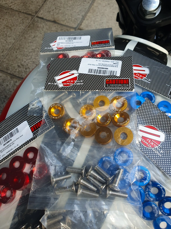 Arandelas Anodizadas Doradas