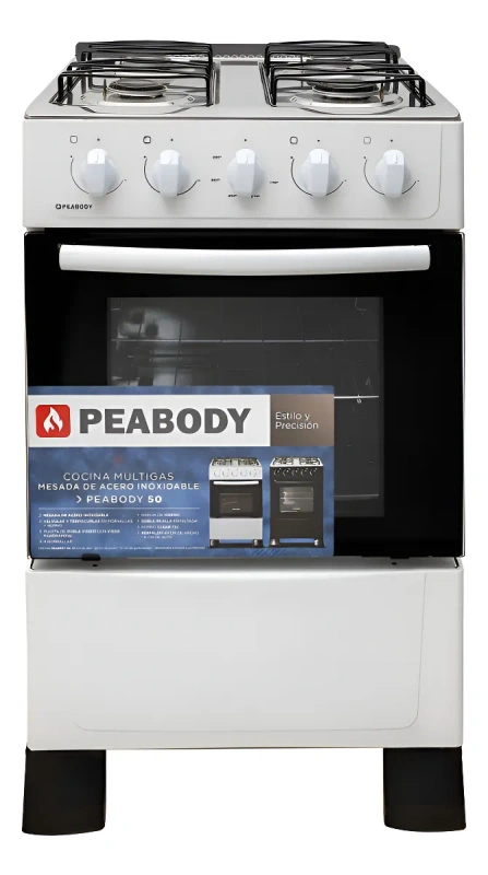 NUEVA COCINA PEABODY BLANCA 50 MESADA DE ACERO