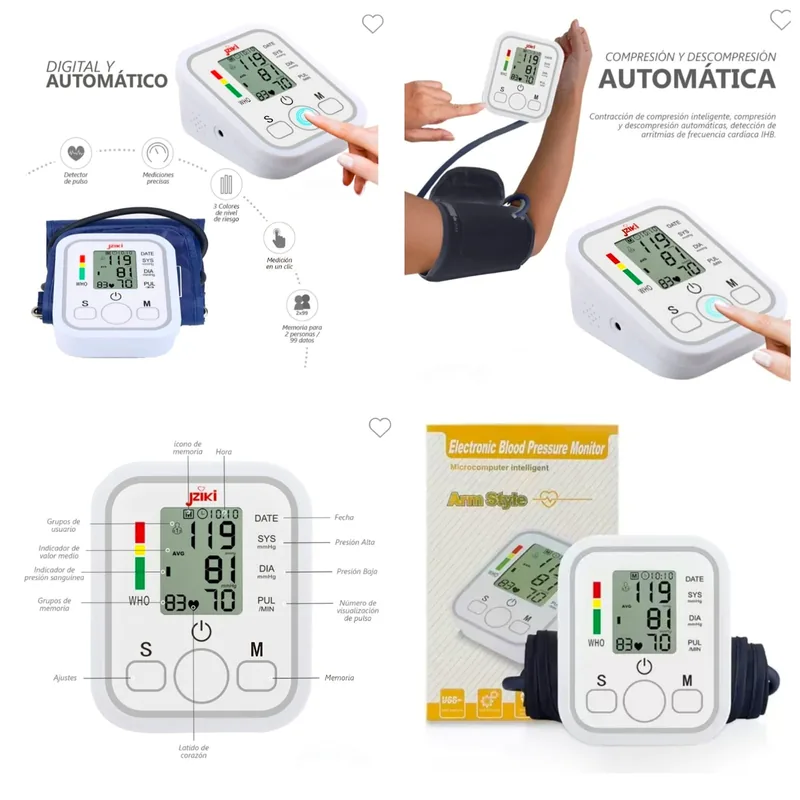 producto de TENSIOMETRO DIGITAL Y AUTOMATICO INTELIGENTE