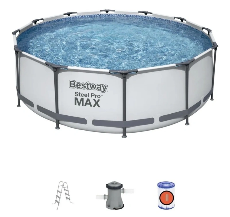 Pileta estructural redonda Bestway 3.66 x 3.66m