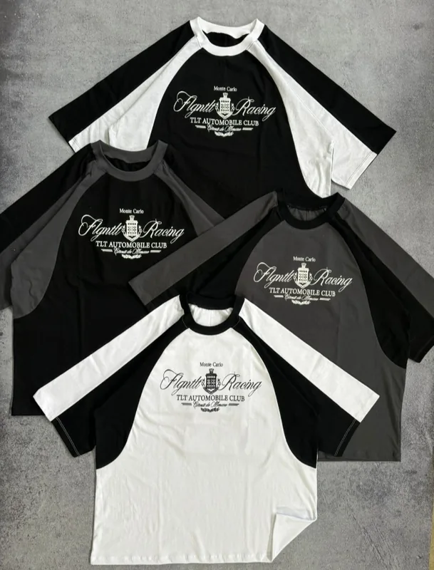 Remera Boxy Fit Combinada