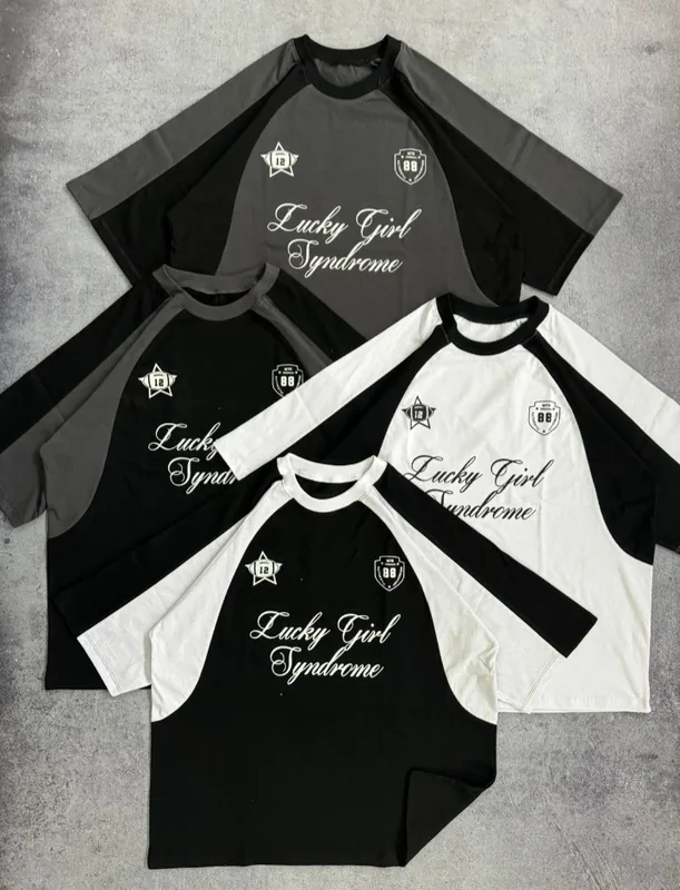 Remera Boxy Fit Combinada
