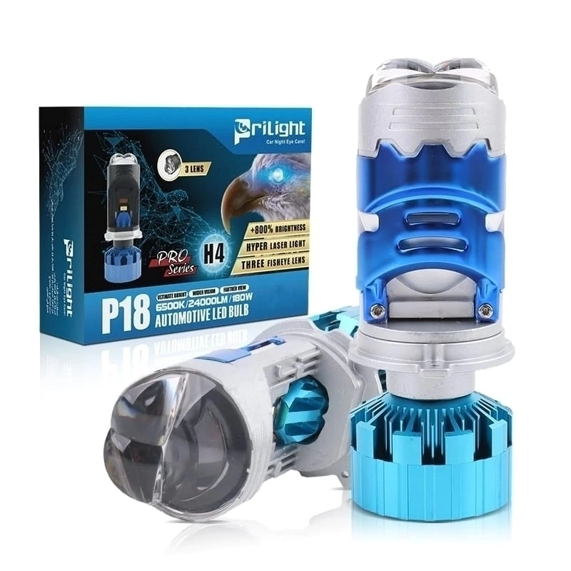 Proyector Prilight P18 Triple Lupa Laser - H4 110W