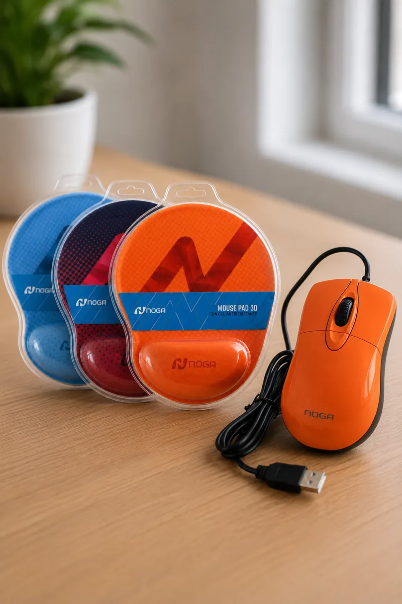 Combo Mouse Gamer con Led Colors + Mouse Pad 3D