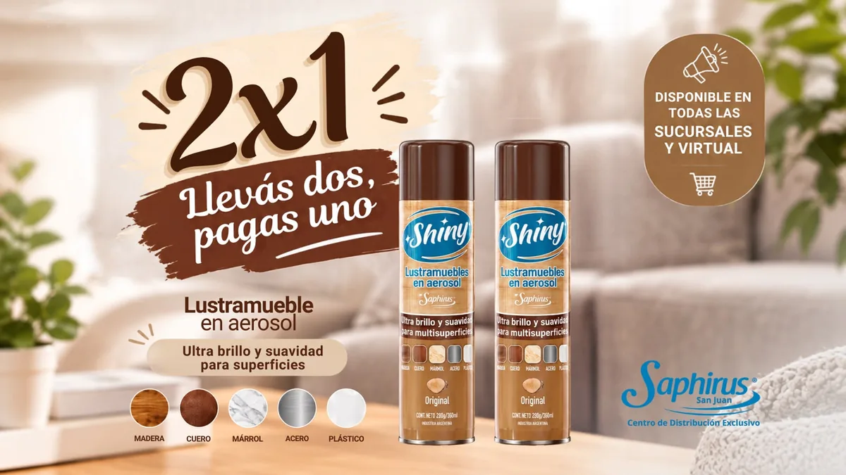 PROMO 2x1 EN LUSTRAMUEBLES