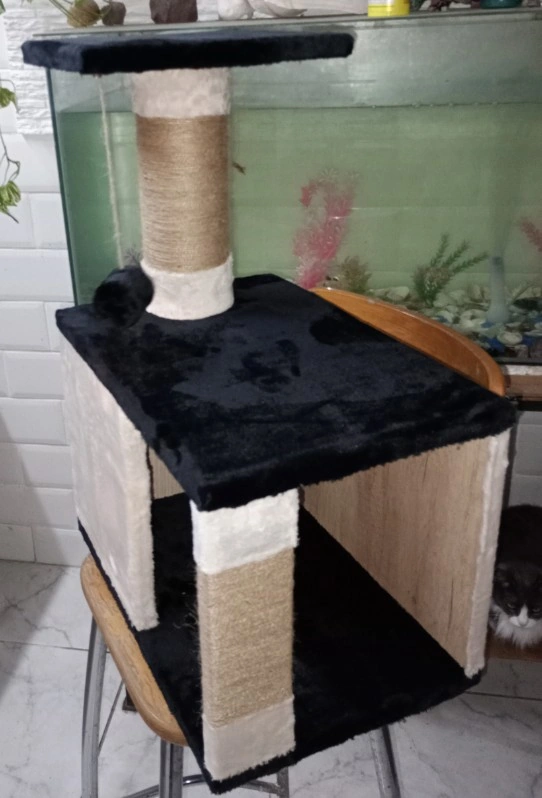 Rascador casa rectangular