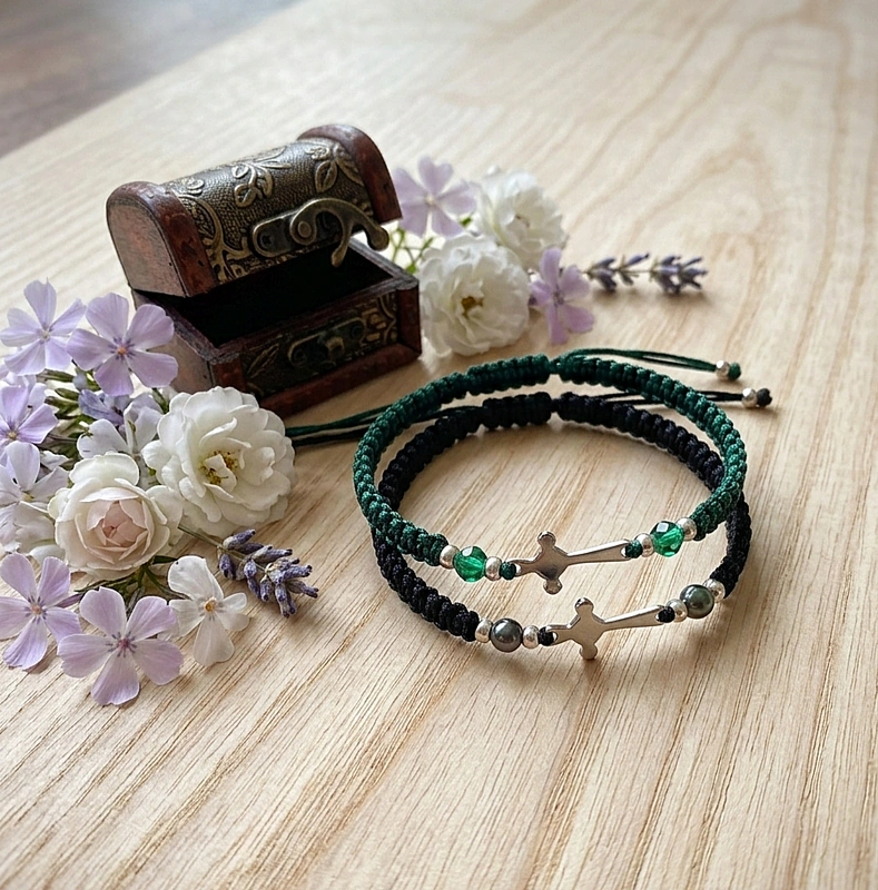 Pulseras Cruz Parejas