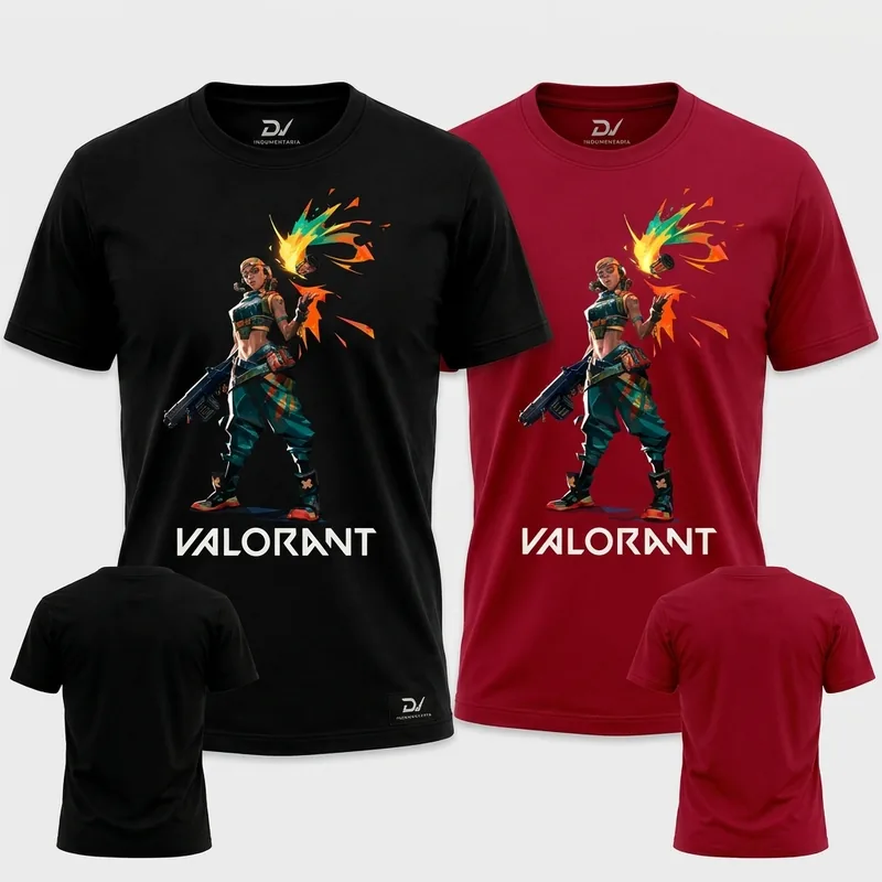 Remera Algodón Valorant (A PEDIDO)