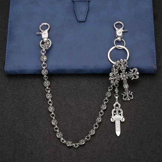 Cadena para cintura Chrome Hearts