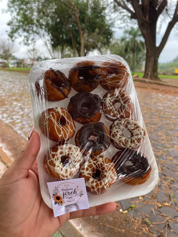 producto de Mini donas con chocolate x12