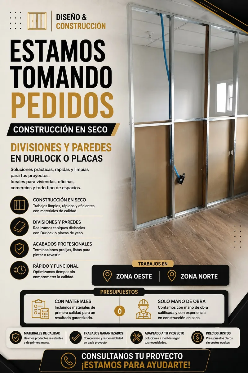 Construcción En Seco Drulock y MDF