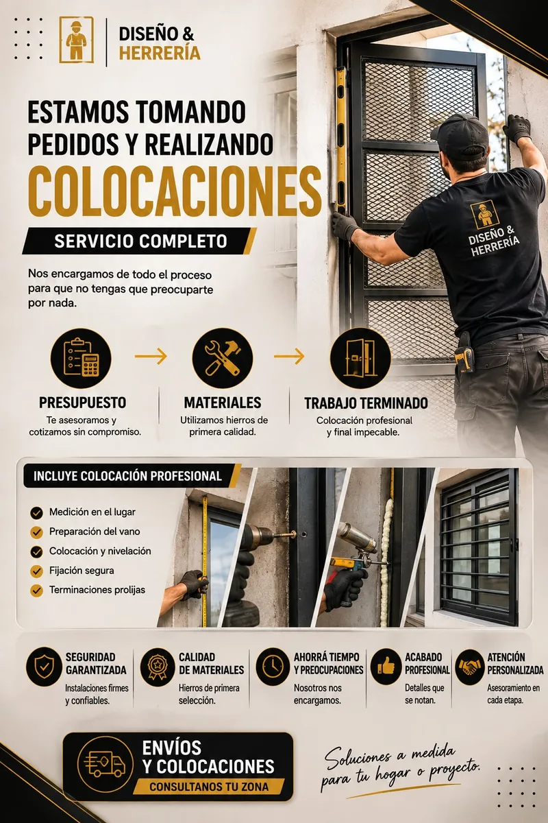 Colocación De Rejas y Portones