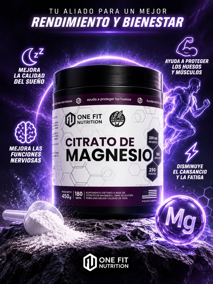 Citrato de magnesio 450gr