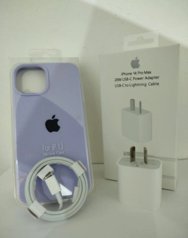 CARGADOR + FUNDA DE IPHONE 