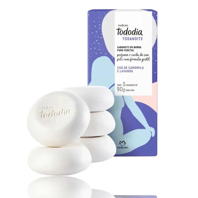 Jabón NaturaTododia Té de Manzanilla y Lavanda 90g