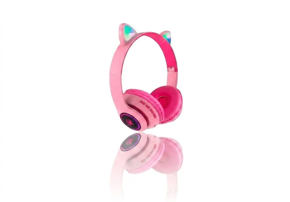 🎧 Auriculares Gamer Bluetooth Oreja de Gato – Ros