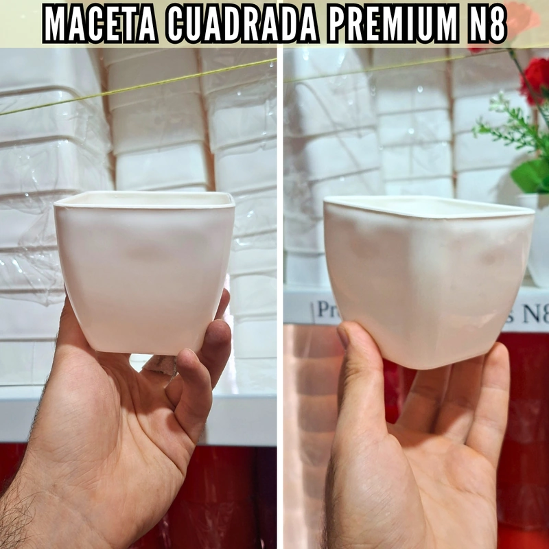 Maceta Cuadrada Premium N8
