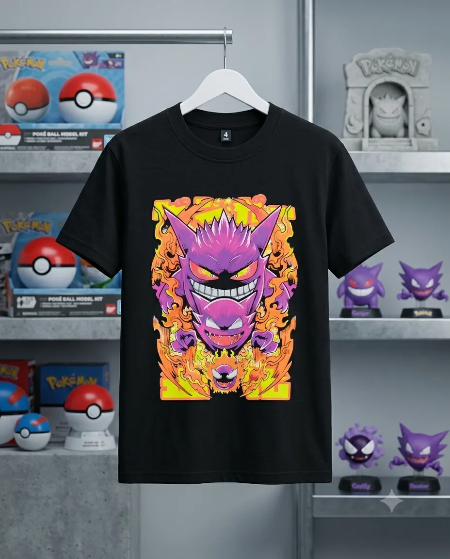 Remera anime gengar talle M