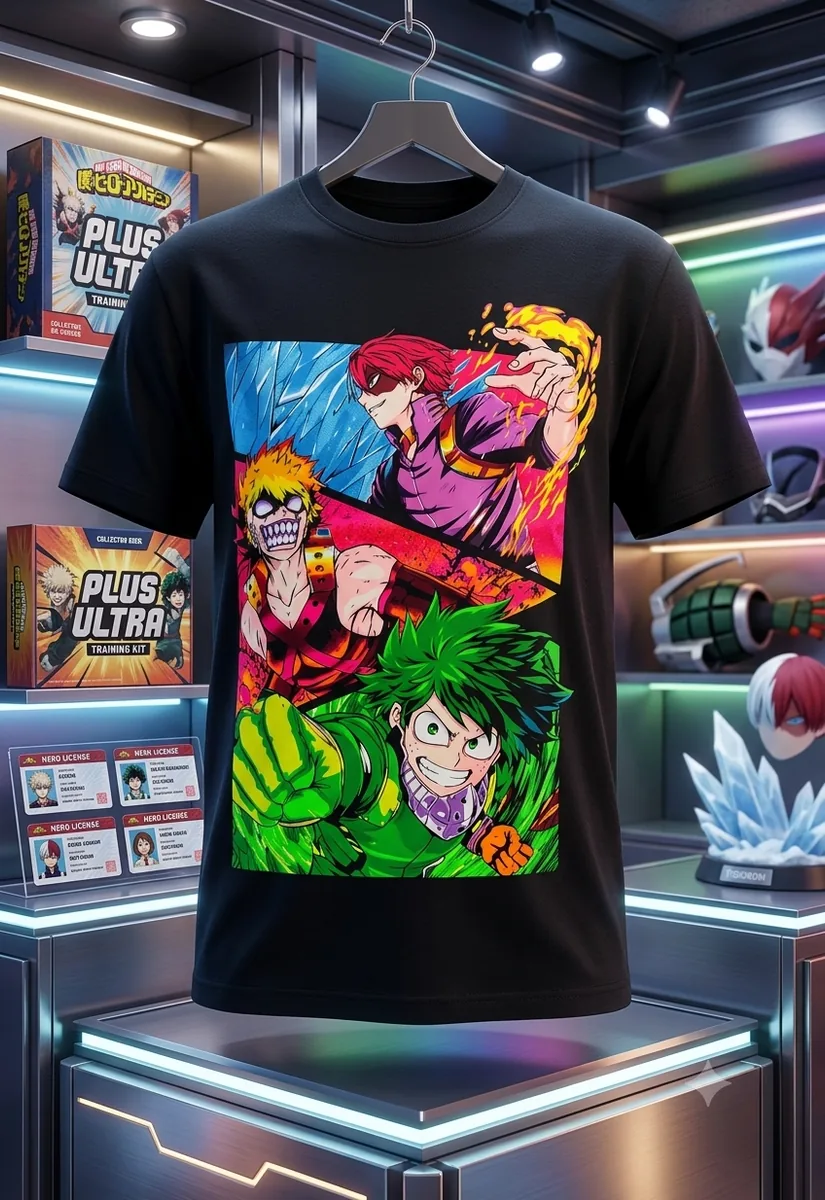 Remeras infantiles my hero academy talle 12,14,16