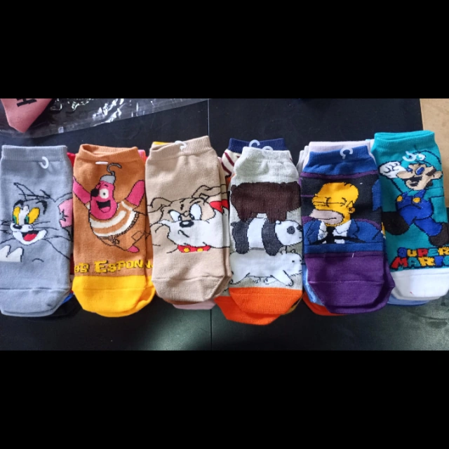 Medias Soquetes Dibujos