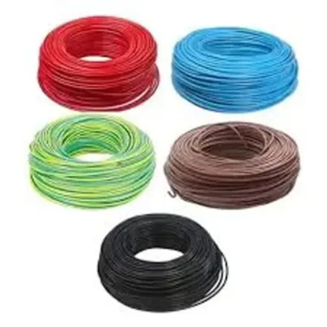 CABLE UNIPOLAR 1 x 2 1/2 ROJO x 100 mts 30 HILOS 0.25