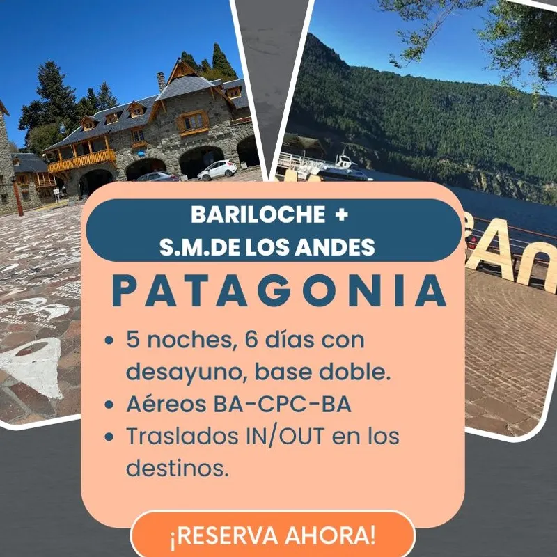 COMBINADO: BARILOCHE + SM DE LOS ANDES