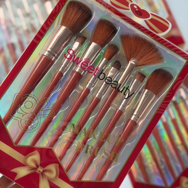 Kit de Brochas Lazzy Love X8 Sweet Beauty
