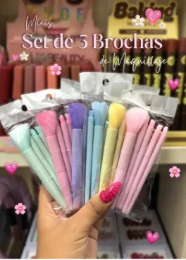 MINI BROCHAS DE MAQUILLA — BEAUTY MAKEUP MAR
