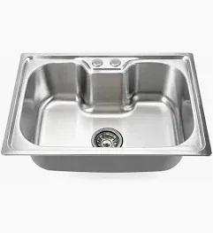 BACHA DE COCINA ACERO INOXIDABLE BCHL60-8 — Tecnoelectro