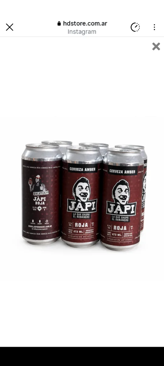 Cerveza Japi amber — @japibeerlaplata