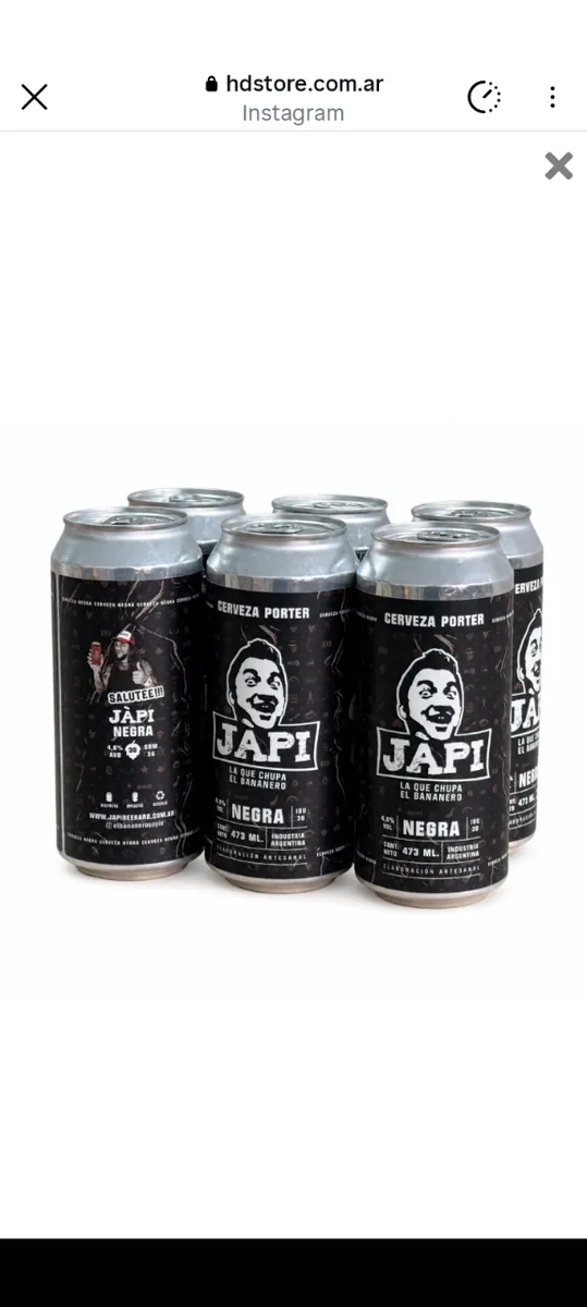 Cerveza Japi porter — @japibeerlaplata
