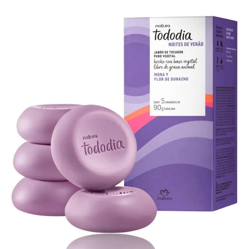 Jabón Natura Tododia Mora y Flor de Durazno 90g — Benro Store