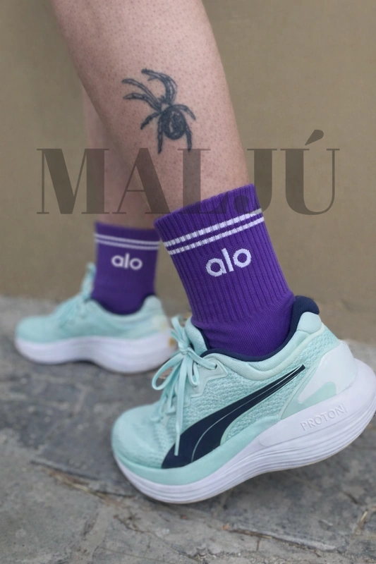 Medias alo violeta 