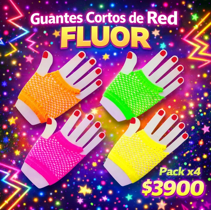 Guantes Cortos De Red