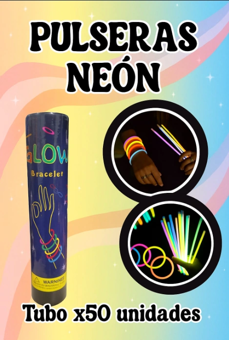 Pulseras De Neón (Min 5 tubos)