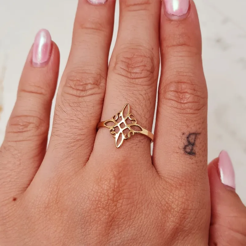 Anillo A.D Nudo de Bruja