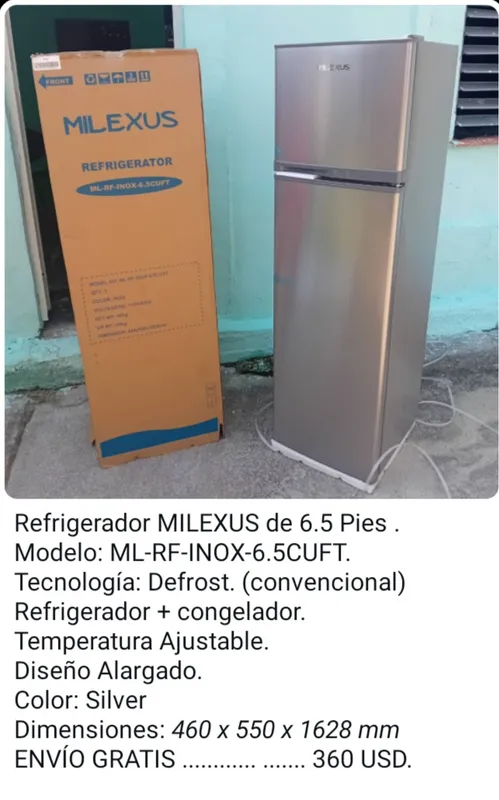 servicio de Refigerador milexus de 6.5pies