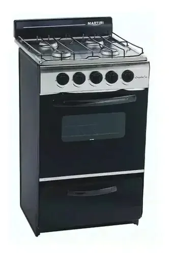 Cocina Martiri Crystal Inox Frente De Acero Inoxid