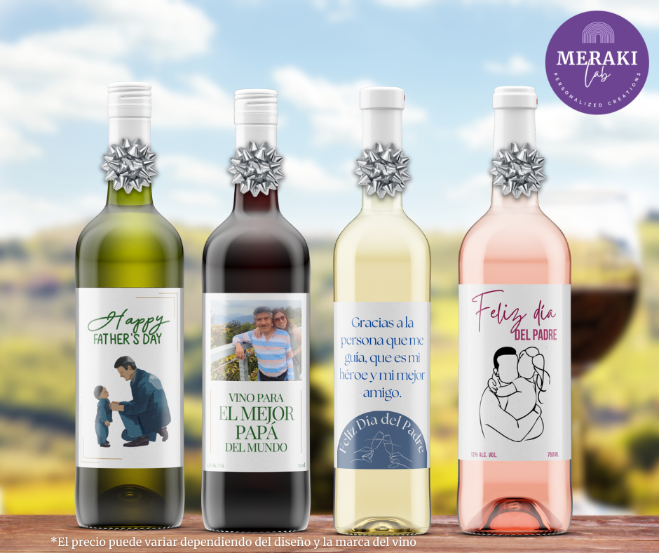 Botellas Vino Día del Padre
